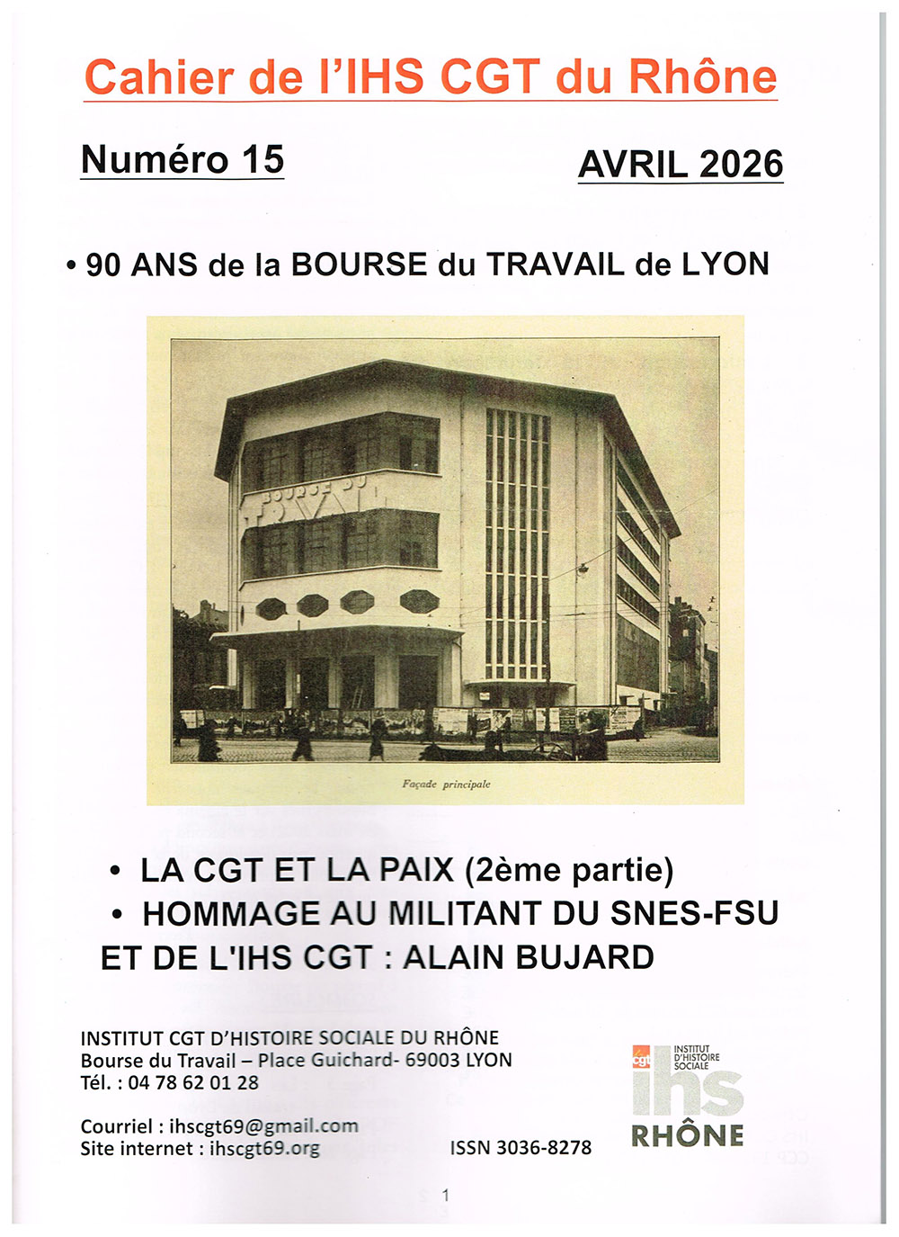 Cahier n°15